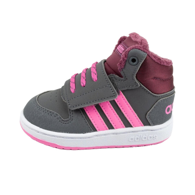Adidas Kinderen/kinderen hoops leren sportschoenen UTPP2356_grey large
