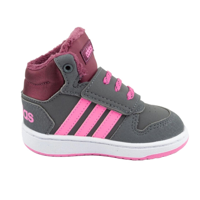 Adidas Kinderen/kinderen hoops leren sportschoenen UTPP2356_grey large