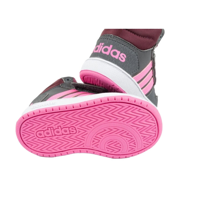 Adidas Kinderen/kinderen hoops leren sportschoenen UTPP2356_grey large