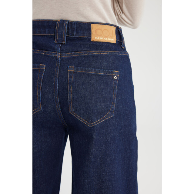 C.O.J. Denim High waist wide leg raw Lulu-233 large