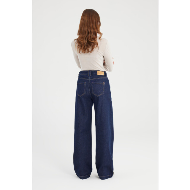 C.O.J. Denim High waist wide leg raw Lulu-233 large
