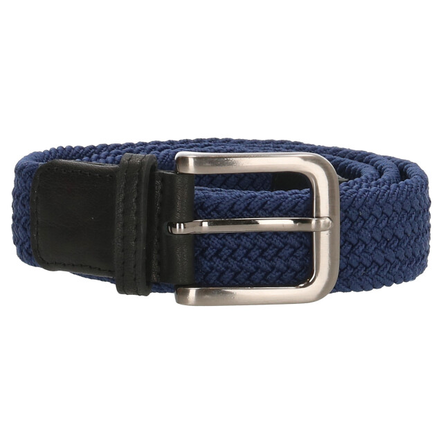 Zenino Gevlochten lederen riem weston blauw cm Zenino_Weston_B large