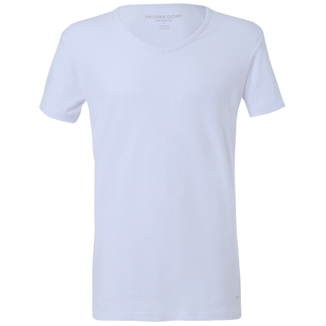 McGregor Premium stretch t-shirt 2-pack v-neck MG_LX_Vn_2P_Wit large