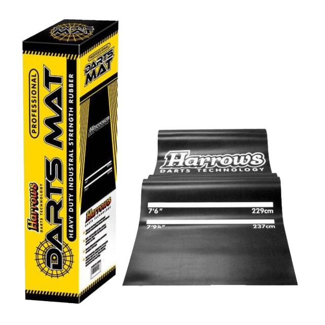 Harrows Rubber logo dart mat UTPP4370_black large