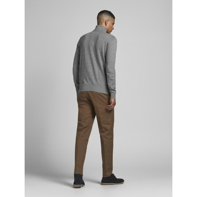 Jack & Jones Emil knit half zip 12263819-GRY-XXL large