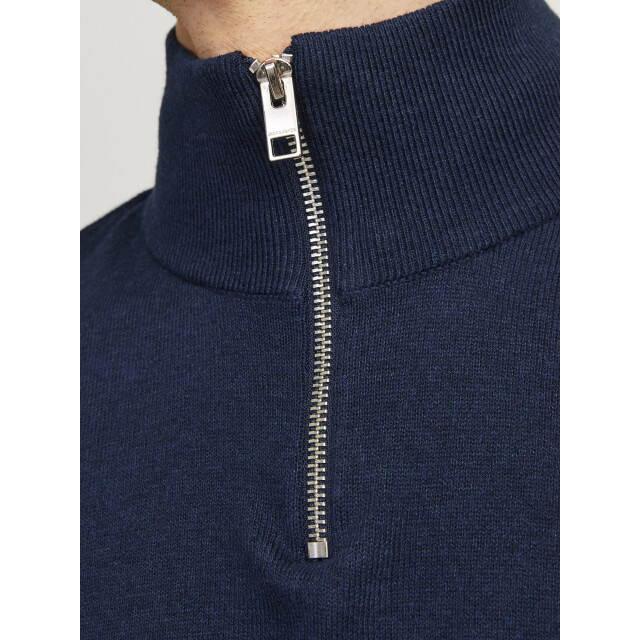 Jack & Jones Emil knit half zip 12263819-NVY-M large