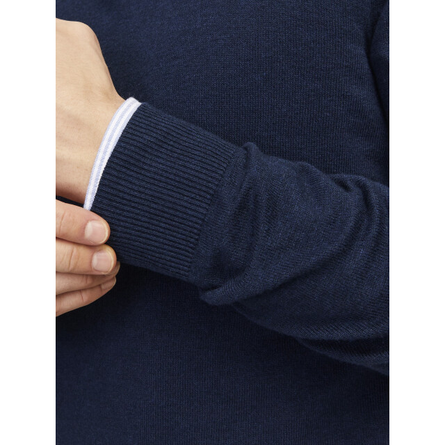 Jack & Jones Emil knit half zip 12263819-NVY-M large