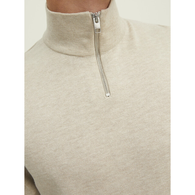 Jack & Jones Emil knit half zip 12263819-OAT-L large