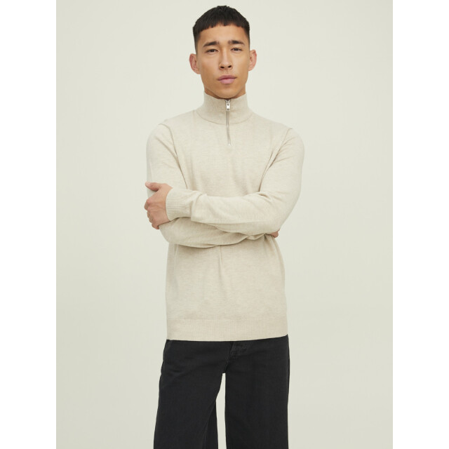 Jack & Jones Emil knit half zip 12263819-OAT-L large