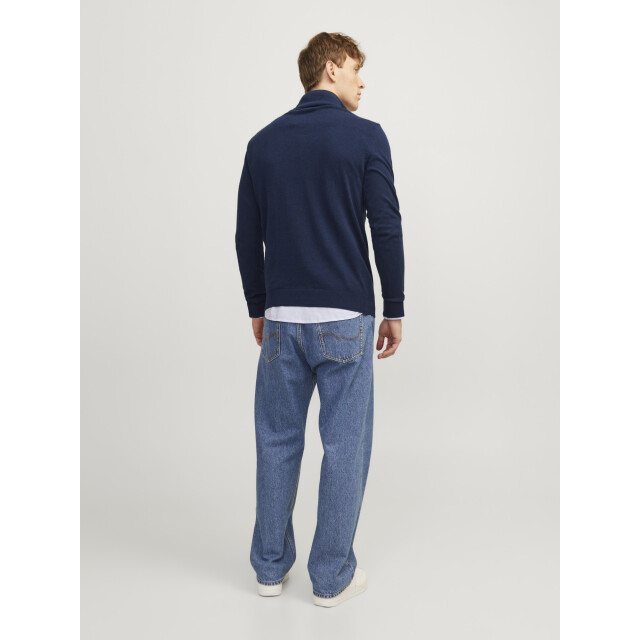 Jack & Jones Emil knit half zip 12263819-NVY-M large