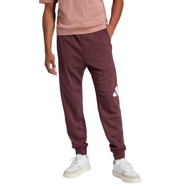 Adidas Heren essentials french terry joggingbroek met groot logo UTPP2814_burgundy large