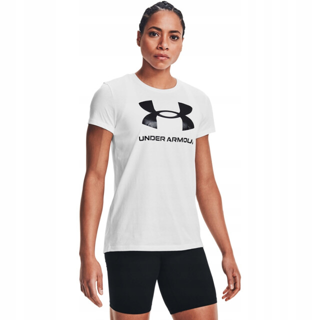 Under Armour Dames live sportstyle grafisch t-shirt UTPP2312_white large