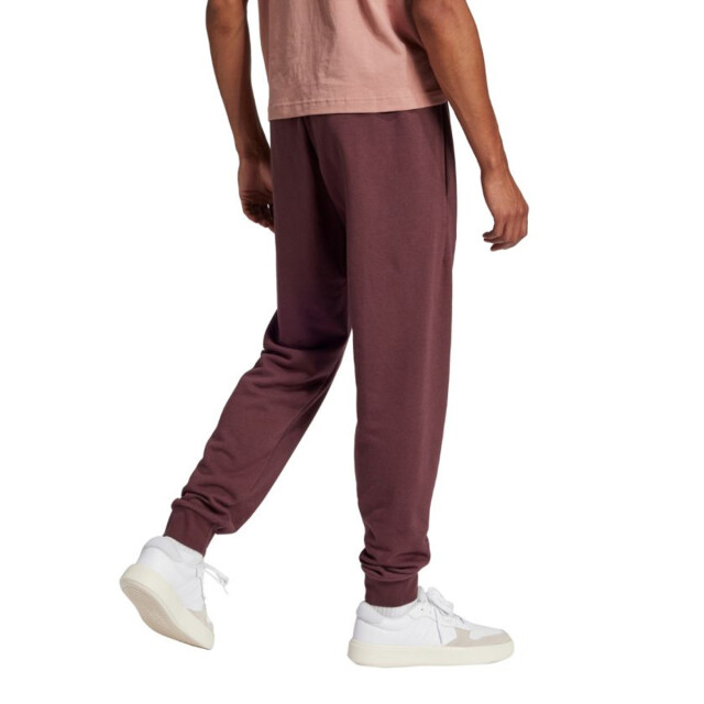 Adidas Heren essentials french terry joggingbroek met groot logo UTPP2814_burgundy large
