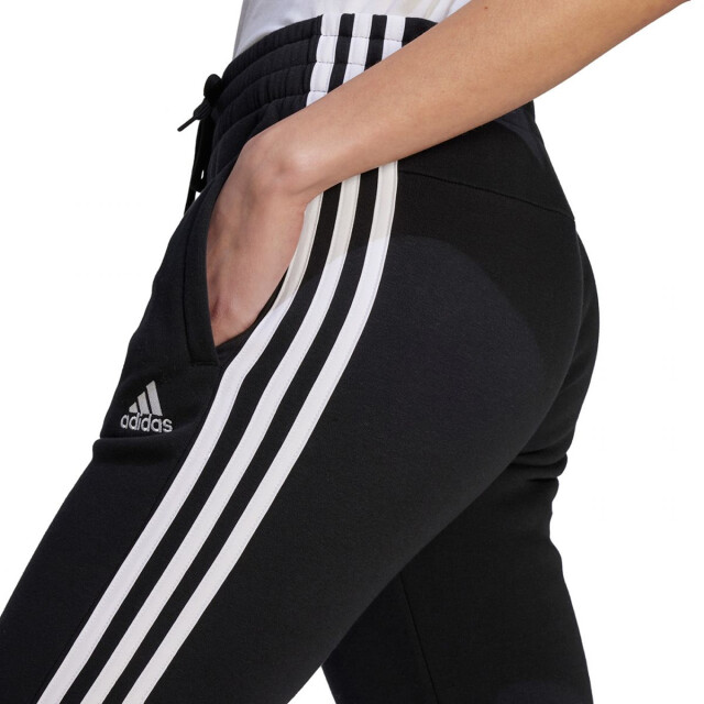 Adidas Dames essentials fleece triple stripe joggingbroek UTPP3316_black large Adidas Dames essentials fleece triple stripe joggingbroek UTPP3316_black large