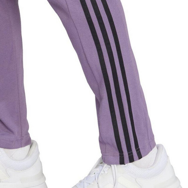 Adidas Heren essentials single jersey 3 strepen open hem tapered joggingbroek UTPP3589_violet large