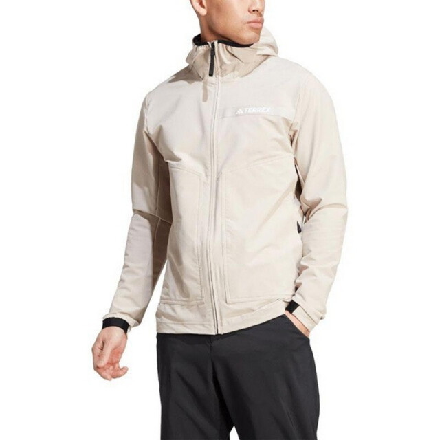 Adidas Heren terrex multi zacht shell jas UTPP3614_beige large