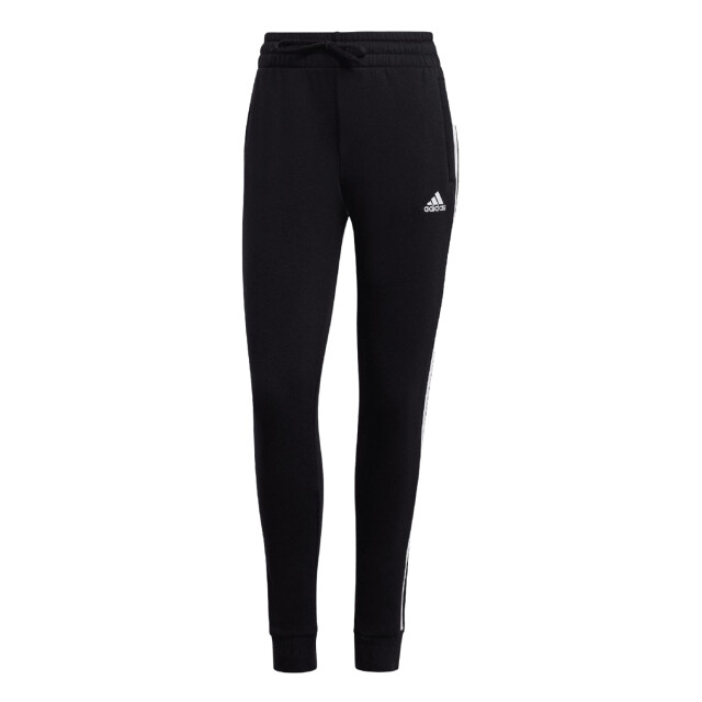 Adidas Dames essentials fleece triple stripe joggingbroek UTPP3316_black large Adidas Dames essentials fleece triple stripe joggingbroek UTPP3316_black large