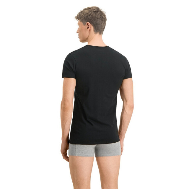 Puma Heren basic t-shirt met ronde hals (set van 2) UTPP3611_black large