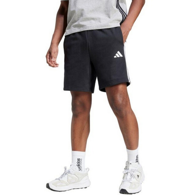 Adidas Heren essential french terry 3 streep shorts UTPP4255_black large Adidas Heren essential french terry 3 streep shorts UTPP4255_black large