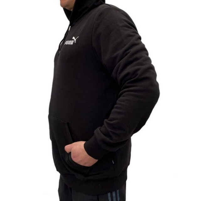 Puma Heren essentials logo hoodie UTPP4977_black large