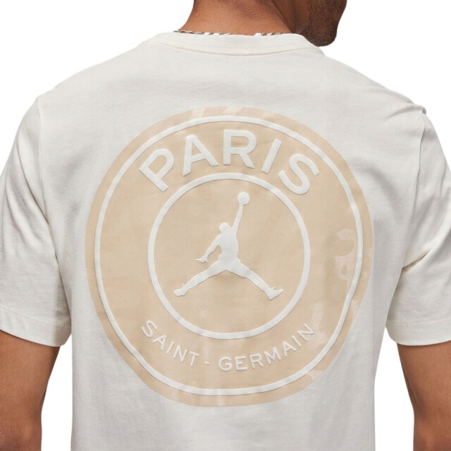 Nike Heren paris saint germain fc logo t-shirt UTPP4908_beige large