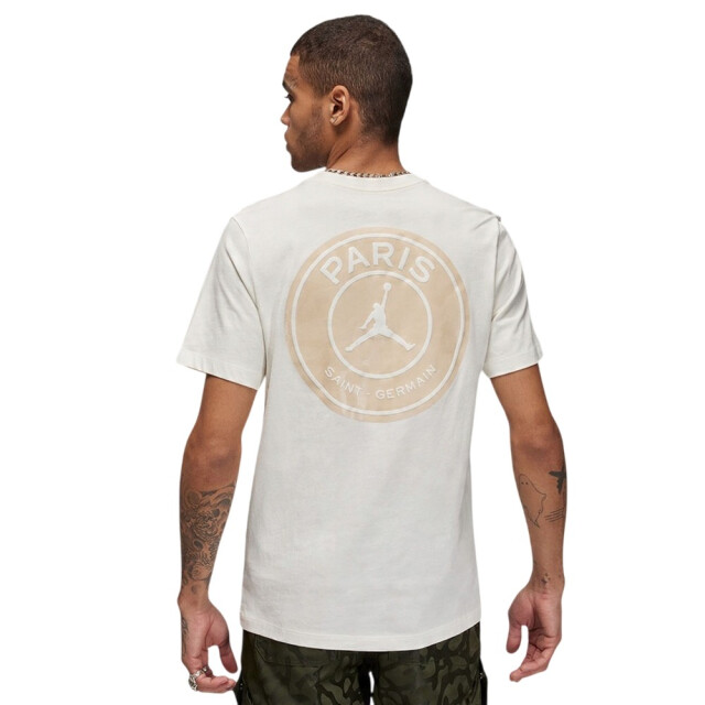 Nike Heren paris saint germain fc logo t-shirt UTPP4908_beige large