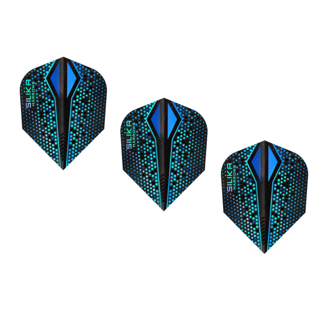 Harrows Colourshift x feather dart flights (set van 3) UTPP4710_blue large