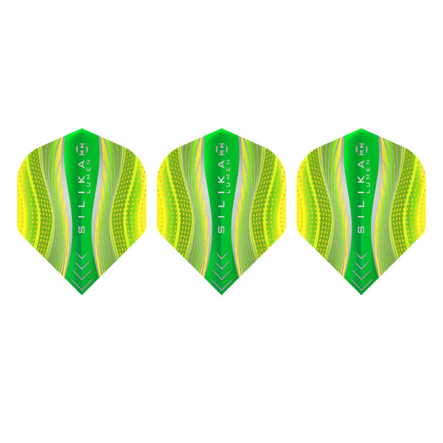 Harrows Silica lumen dart vluchten (set van 3) UTPP4727_yellowgreen large