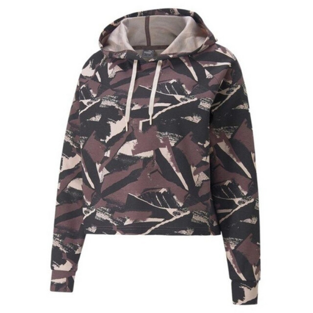 Puma Dames modern all-over print sport hoodie UTPP5435_plum large
