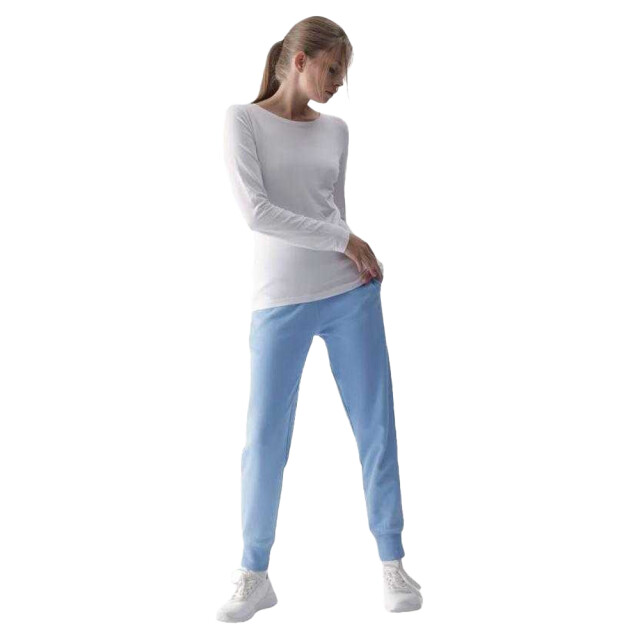 4F Dames effen slim t-shirt met lange mouwen UTPP5652_white large 4F Dames effen slim t-shirt met lange mouwen UTPP5652_white large