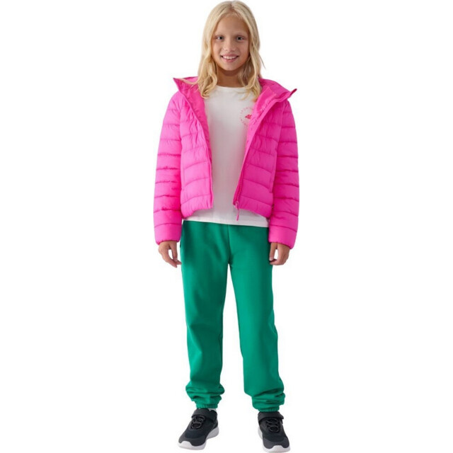 4F Meisjes jwaw24tdjaf449 gewatteerde jas UTPP5830_pink large