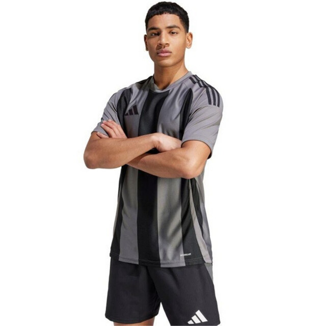 Adidas Heren 24 gestreepte voetbal jersey UTPP6401_blackgrey large