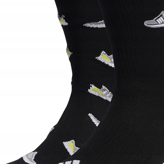 Adidas Unisex adult run x ultraboost shoe love graphic sokken (set van 2) UTPP6157_black large