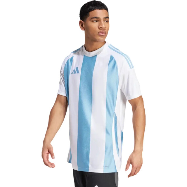 Adidas Heren 24 gestreepte voetbal jersey UTPP6401_whitelightblue large