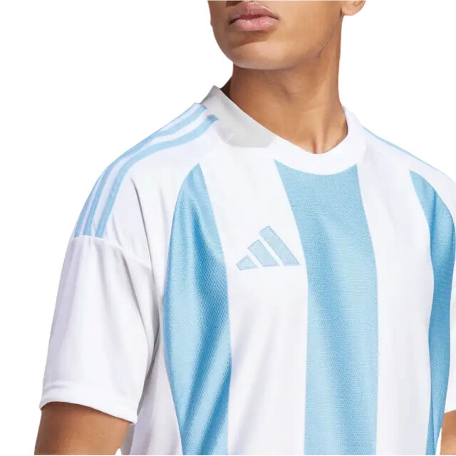 Adidas Heren 24 gestreepte voetbal jersey UTPP6401_whitelightblue large