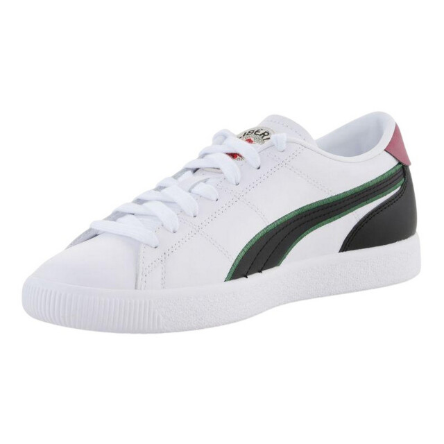 Puma Dames basket vtg liberty leren trainers UTPP6693_white large