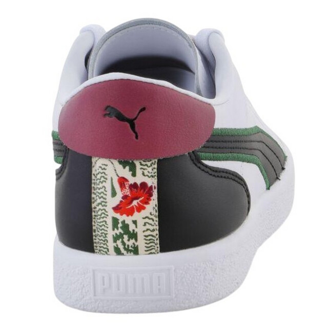 Puma Dames basket vtg liberty leren trainers UTPP6693_white large