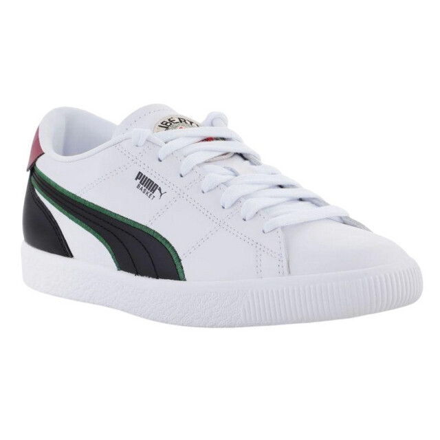 Puma Dames basket vtg liberty leren trainers UTPP6693_white large