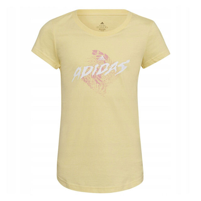 Adidas Bar t-shirt voor kinderen UTPP1994_yellow large Adidas Bar t-shirt voor kinderen UTPP1994_yellow large