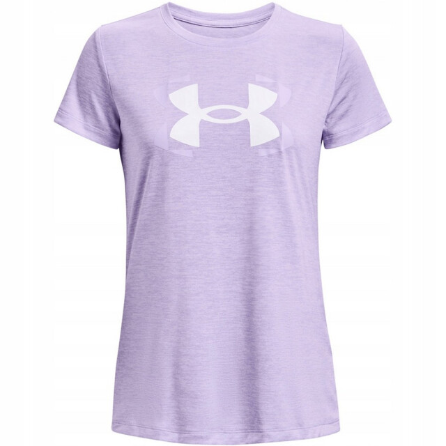 Under Armour Dames tech twist grafisch t-shirt met korte mouwen UTPP113_violet large