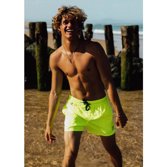 WATTS Heren zwemshort r-coolz effen neon 1R-COOLZ-W4339 large