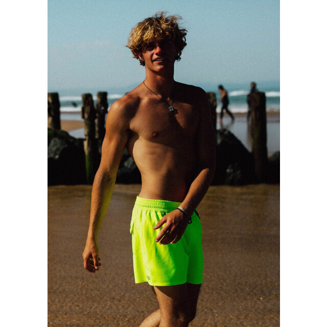 WATTS Heren zwemshort r-coolz effen neon 1R-COOLZ-W4339 large