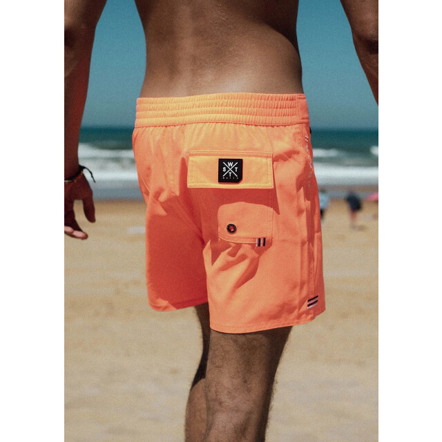 WATTS Heren zwemshort rx cool effen koraal 1RXCOOL-W6000 large
