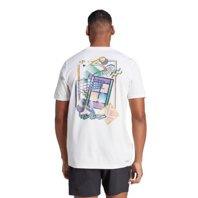 Adidas Heren app tennis t-shirt UTPP735_white large