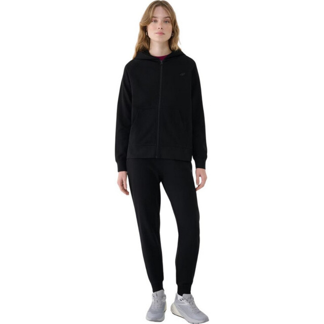 4F Dames f1763 hoodie met volledige rits UTPP5501_black large 4F Dames f1763 hoodie met volledige rits UTPP5501_black large
