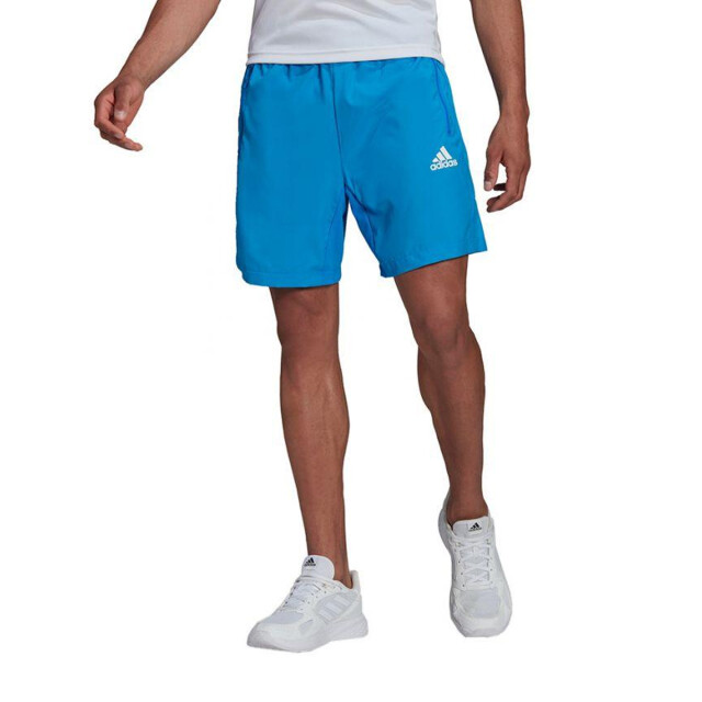 Adidas Heren designed 2 move aeroready geweven korte broek UTPP5086_blue large