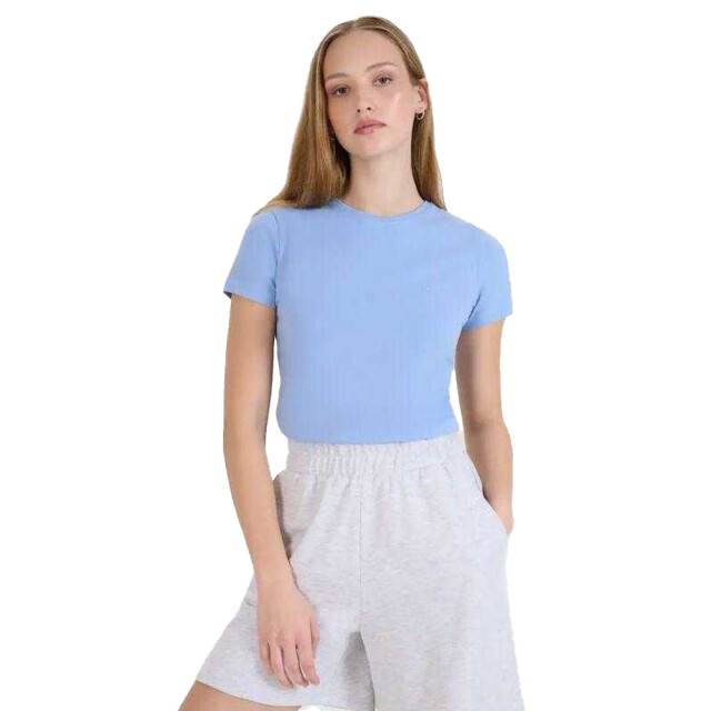 4F Dames wmm00ttshf225 t-shirt UTPP5218_blue large