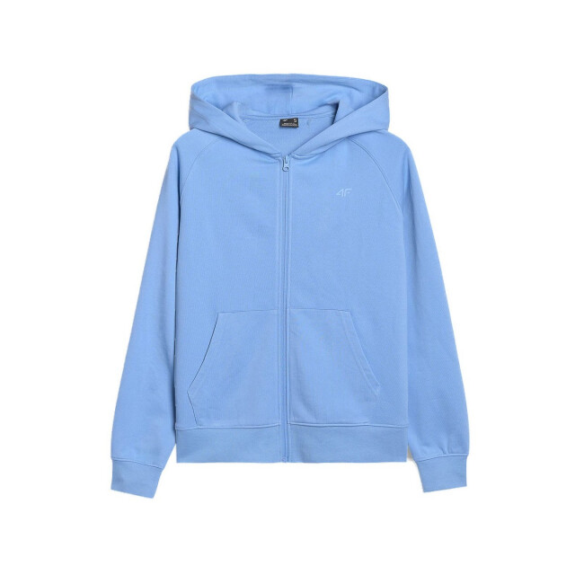 4F Dames f1763 hoodie met volledige rits UTPP5501_blue large 4F Dames f1763 hoodie met volledige rits UTPP5501_blue large