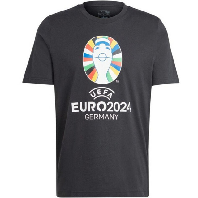 Adidas Heren uefa euro24 t-shirt UTPP4575_black large