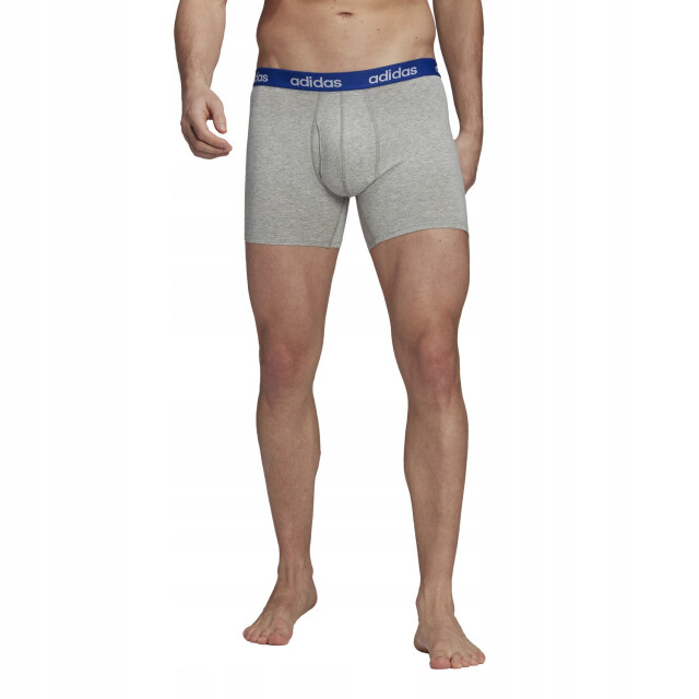 Adidas Heren linear boxershorts (set van 2) UTPP361_greyheatherblack large